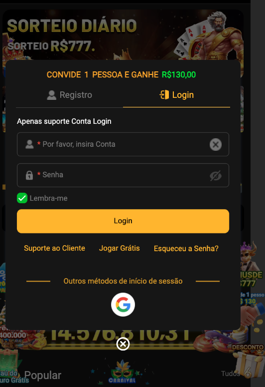 Aplicativo móvel 6GBET4